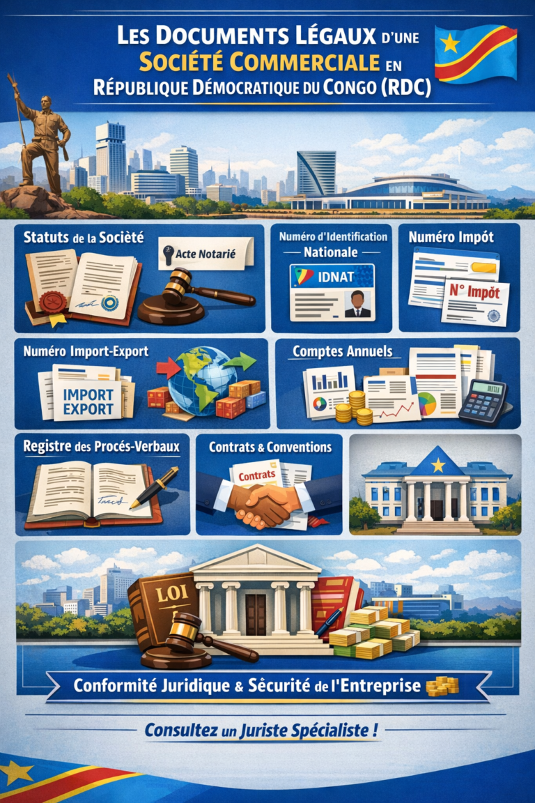 Les Documents Légaux d'une Société Commerciale en République ...