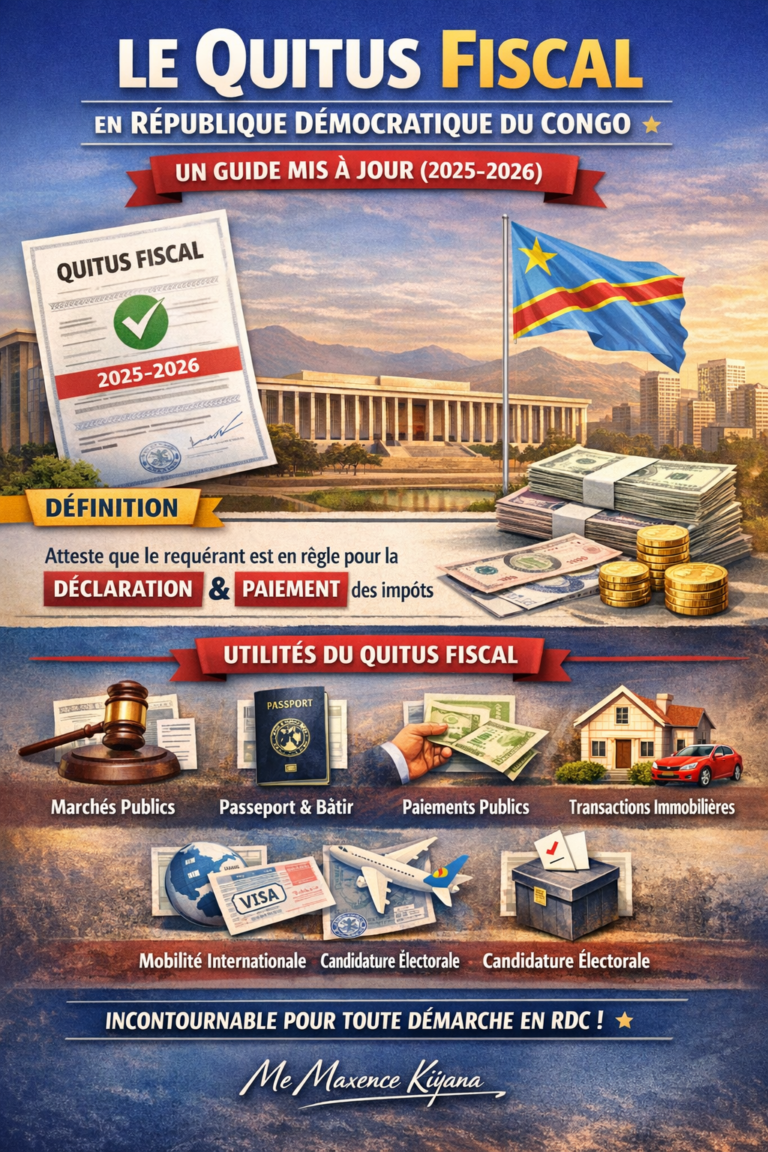 Le Quitus Fiscal en République Démocratique du Congo : Un Guide Mis à ...